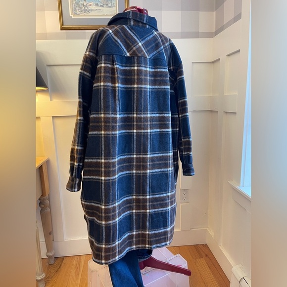 Basin & Range Blue Plaid Jacket Size Medium / Large​ - Picture 4 of 10